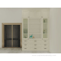 Light Green Commercial And Home Kitchen Cabinet